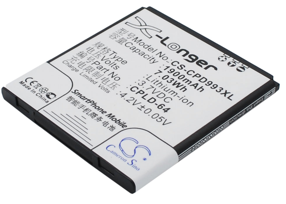 Coolpad 9930 W702 1900mAh Mobile Phone Replacement Battery-3