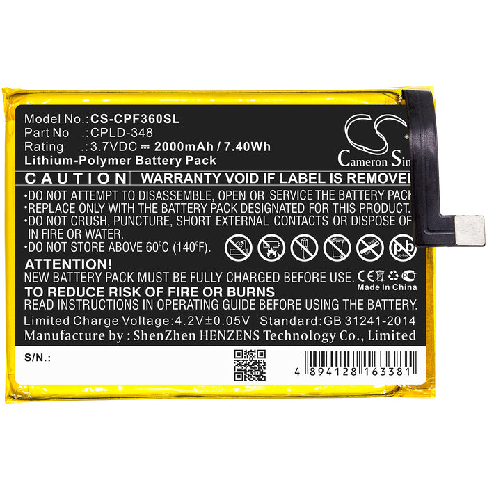 Coolpad 3602U Mobile Phone Replacement Battery-3