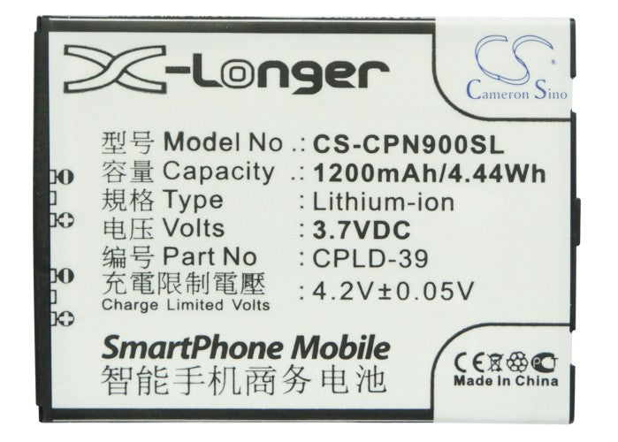 Coolpad 8900 8910 N900S Mobile Phone Replacement Battery-5