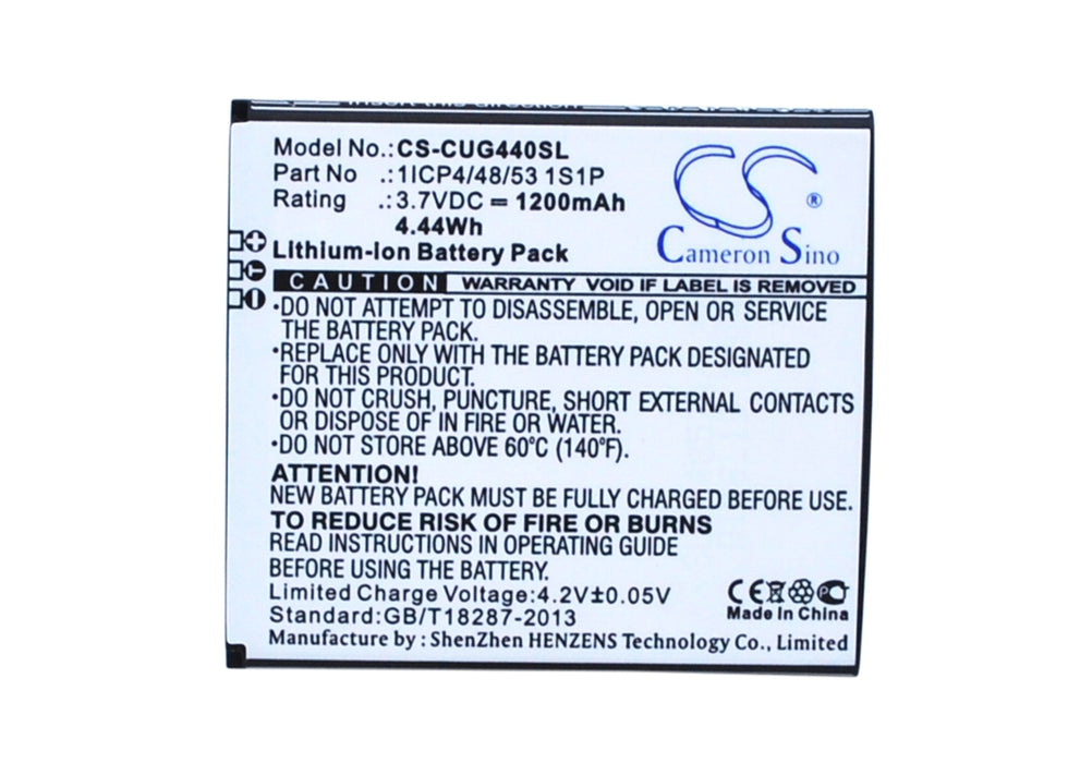 Cube1 G44 G44S Mobile Phone Replacement Battery-5