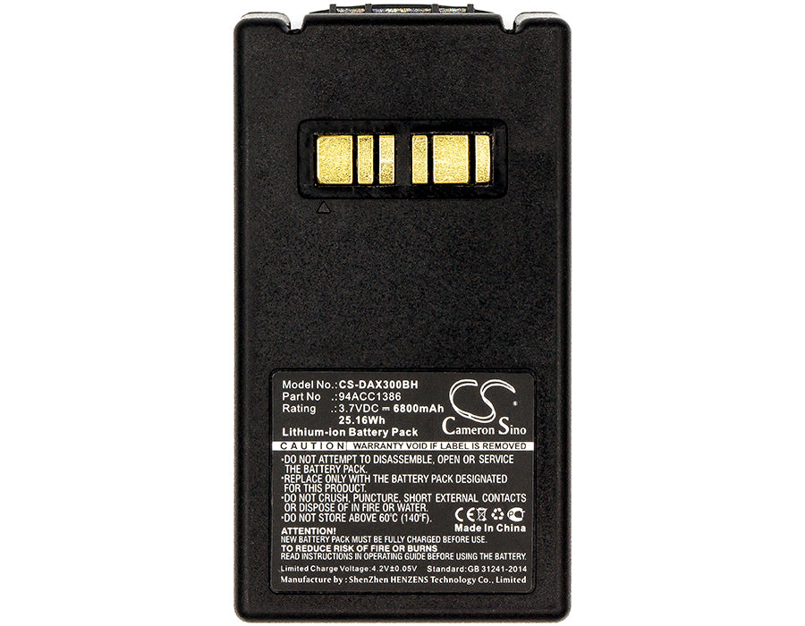 Datalogic Falcon X3 Falcon X3 Plus Falcon  6800mAh Replacement Battery-3