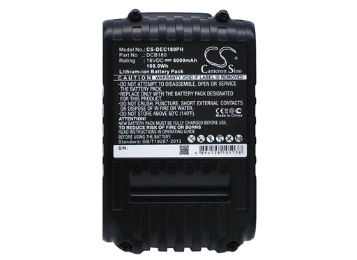 Dewalt CL3.C18S DCD740 DCD740B DCD771 DCD7 6000mAh Replacement Battery-main