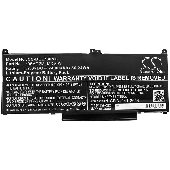 Dell Latitude 13 5300 Latitude 13 5300 2-in-1 Latitude 13 7300(N001L7300-D15 Latitude 13 7300(N050L7300-D17 La Laptop and Notebook Replacement Battery-3