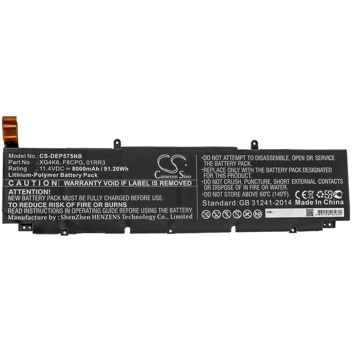 Dell Precision 5750 0YY3V Precision 5750 370P9 Precision 5750 3JGT0 Precision 5750 4RWVR Precision 5750 6MVKF  Laptop and Notebook Replacement Battery-8