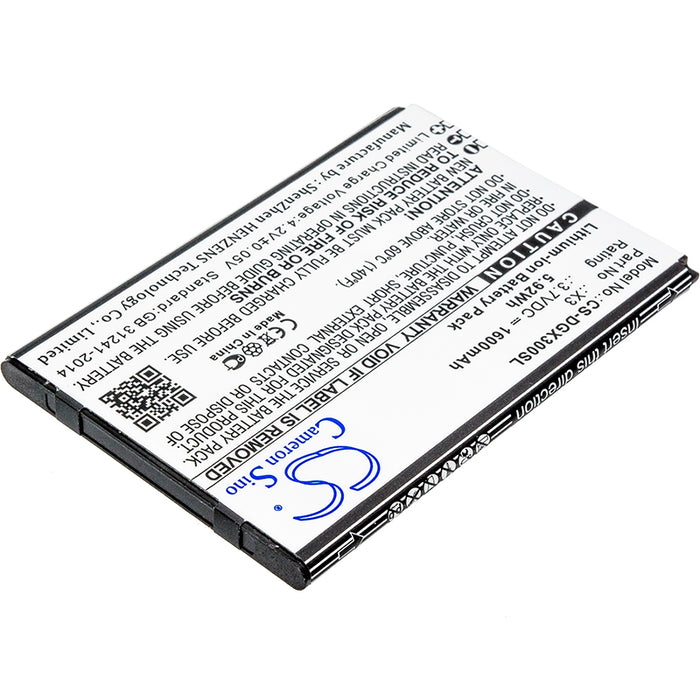 Doogee X3 Mobile Phone Replacement Battery-2
