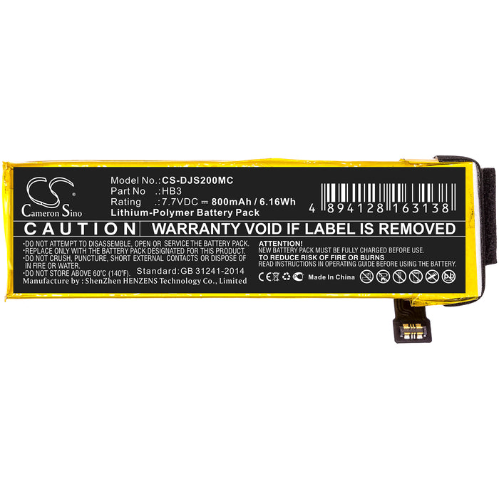 Batteria Ricambio Swark HB3-875 Per Osmo Pocket 1 - 875 MAh, 7,7 V