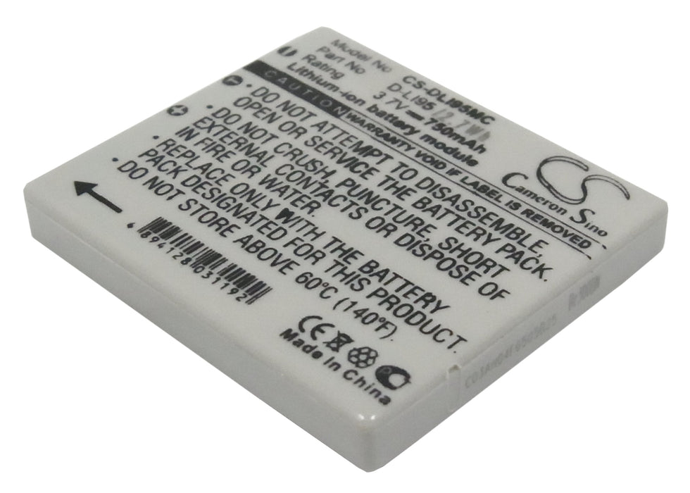 Pentax Optio E75 Optio E85 Optio M85 Replacement Battery-main