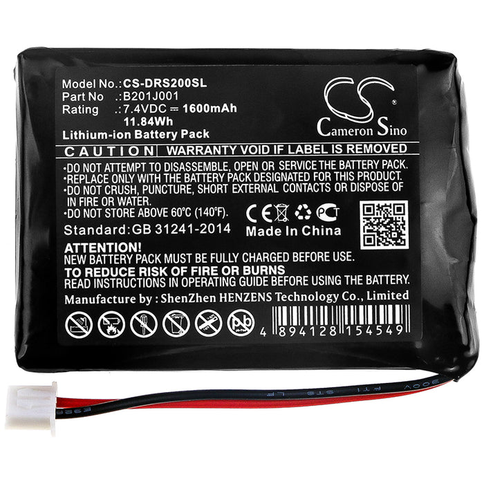 Deviser DS2000 Replacement Battery-3