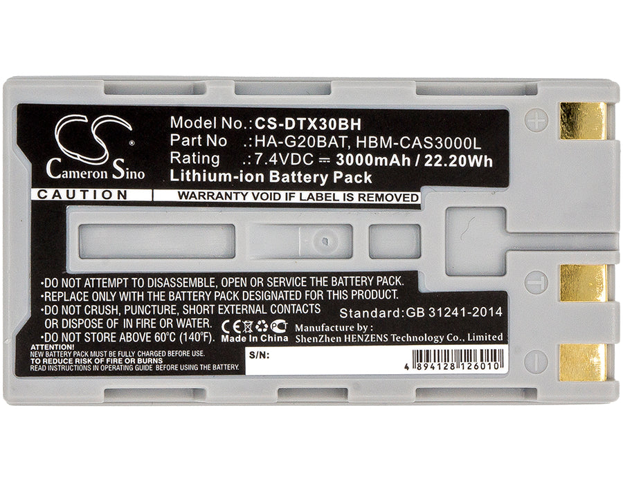 Casio DT-X30 DT-X30G DT-X30GR-30C IT-9000 3000mAh Replacement Battery-3