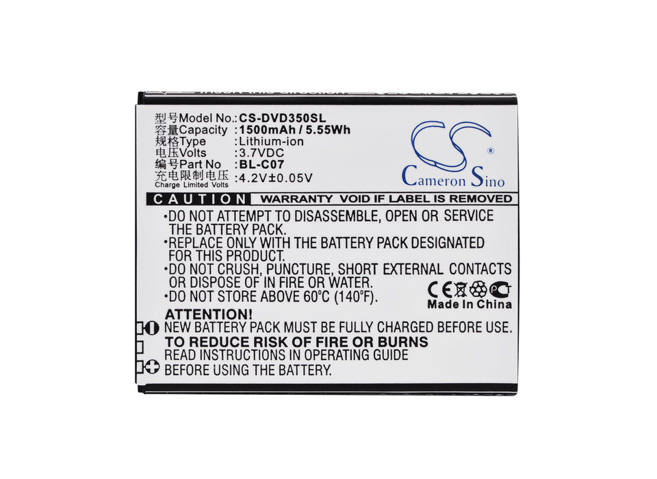 Doov D350 Mobile Phone Replacement Battery-5