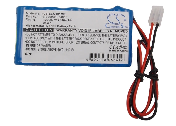 Biocare ECG-101 Medical Replacement Battery-6