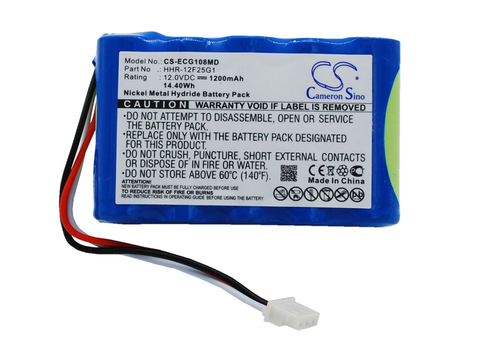 Kenz Cardico ECG-108 ECG-110 Replacement Battery-main
