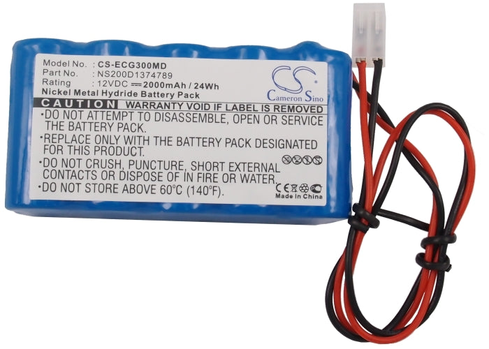 Batterie de remplacement pour BIOCARE HYLB-1994 IE300 IE101 - BDFRB2320026 Batterie de remplacement pour BIOCARE HYLB-1994 IE300 IE101 - BDFRB2320026