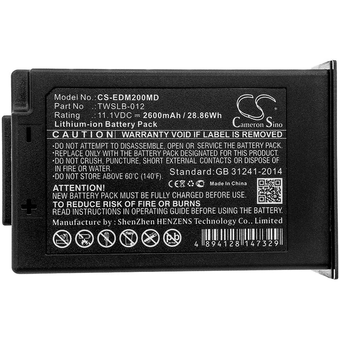 Edan IM12 IM20 2600mAh Medical Replacement Battery-3