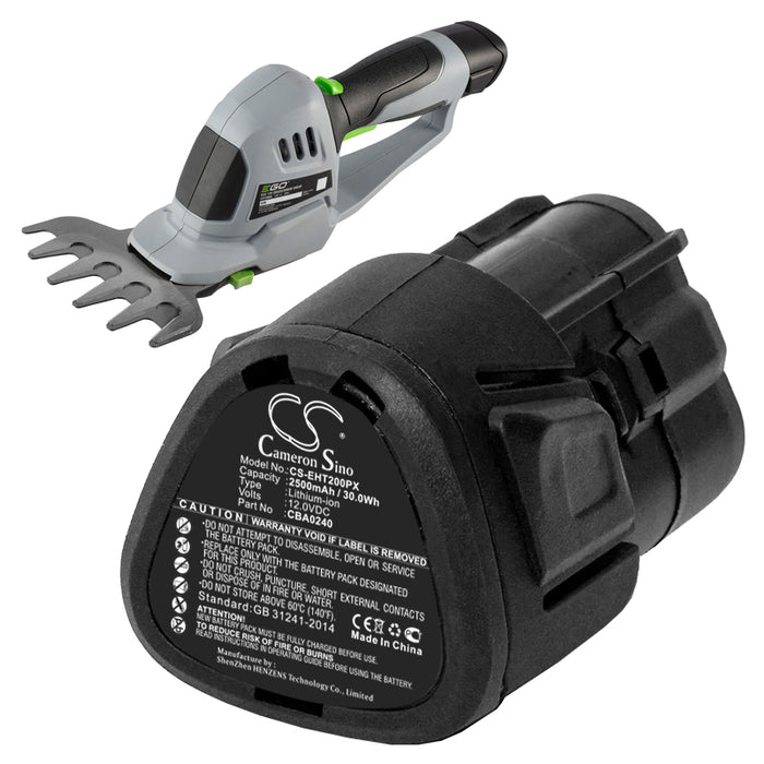 EGO CHT2001E Cordless Shrub CHT2001E Grass Shears 2500mAh Garden Tool Replacement Battery-5