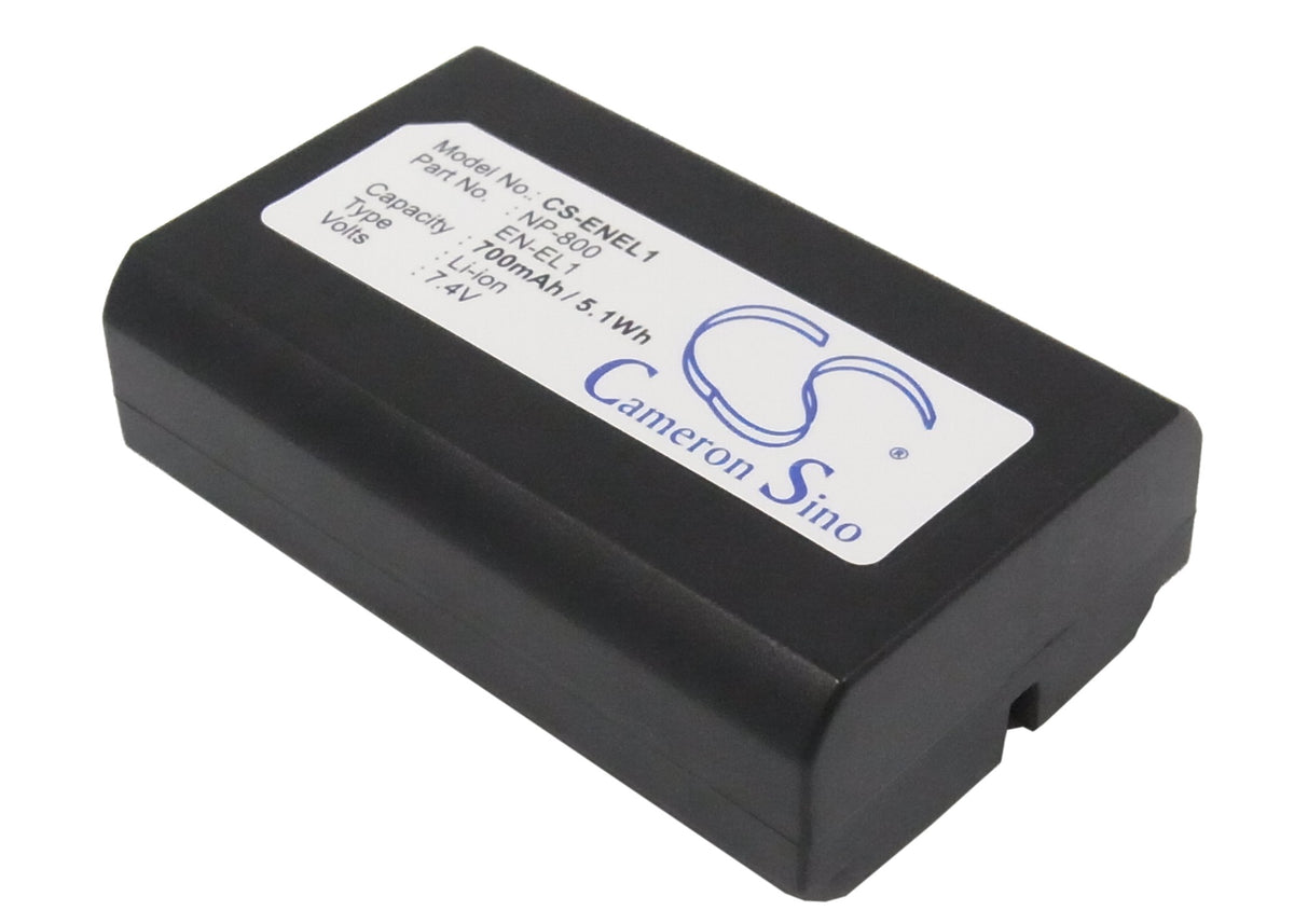 Batteria da 1650 mAh EN-EL1 ENEL1 EN EL1 Batteria e caricabatterie per Nikon CoolPix 4300 5400 8700 500 775 880 885 990 995 Bateria  44