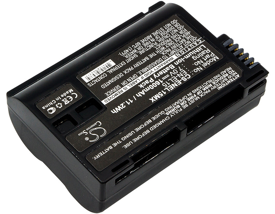 Nikon 1 V1 Coolpix D7000 D600 D610 D7000 D7100 D7200 D750 D800 D800E D810 D810A Digital SLR D800 MB-D12 1600mAh Camera Replacement Battery-2