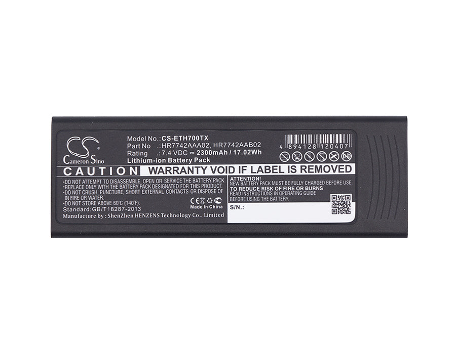 Cassidian P3G TPH700 2300mAh Two Way Radio Replacement Battery-5