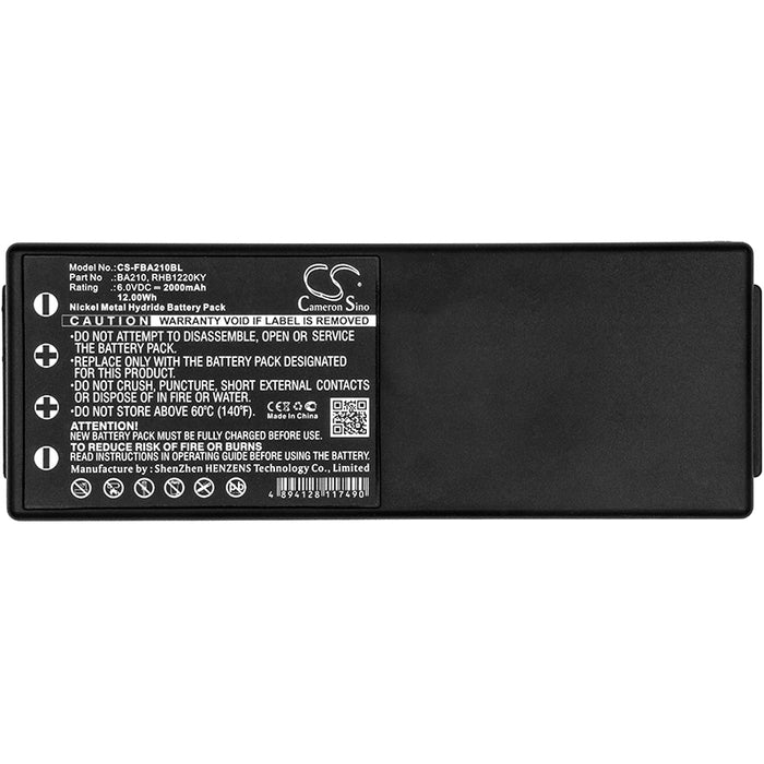 HBC BA14061 Fub06 Eex FUB10AA FUB10XL FUB78AA PM471560 Radiomatic BA210040 Radiomatic BA211060 Radiom 2000mAh Black Remote Control Replacement Battery-3