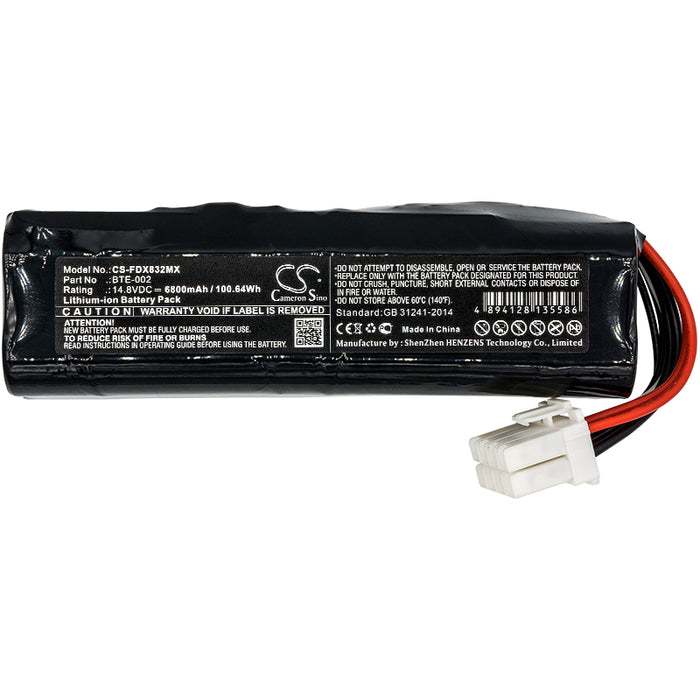 Fukuda Denshi FX-8322 ECG Denshi FX-8322R FCP-8321 FCP-8453 FX-8322 FX-8322R 6800mAh Medical Replacement Battery-3