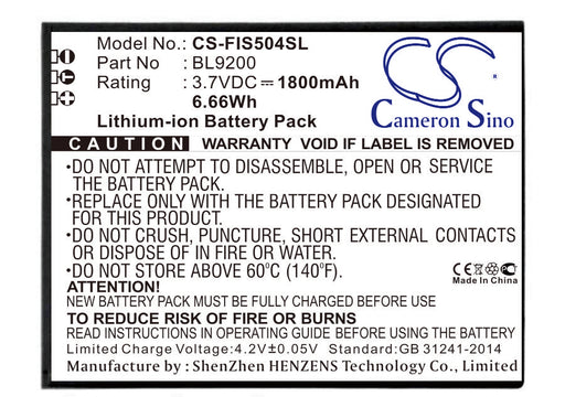 FLY Cirrus 2 FS504 Replacement Battery-main