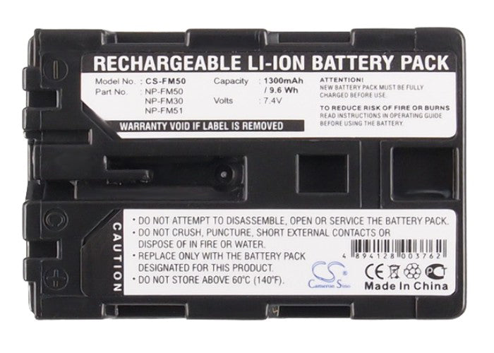 Sony CCD-TR108 CCD-TR208 CCD-TR408 CCD-TR748 CCD-TR748E CCD-TRV106K CCD-TRV107 CCD-TRV108 CCD-TRV108E CCD-TRV116 CC 1300mAh Camera Replacement Battery-5