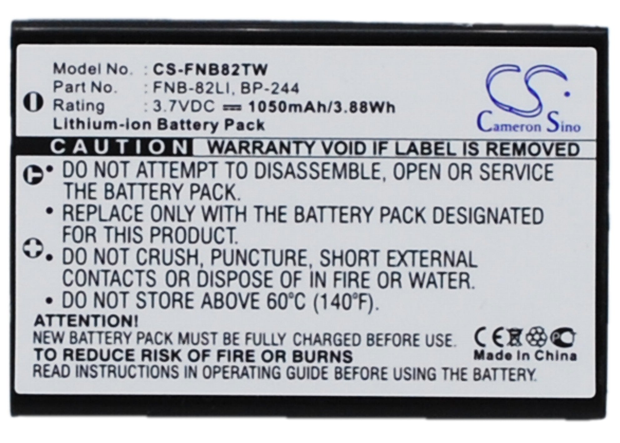 Batterie 1050mAh Pour YAESU VX-1/VX-2 Et Autres Modèles | Lithium-ion Haute Capacité