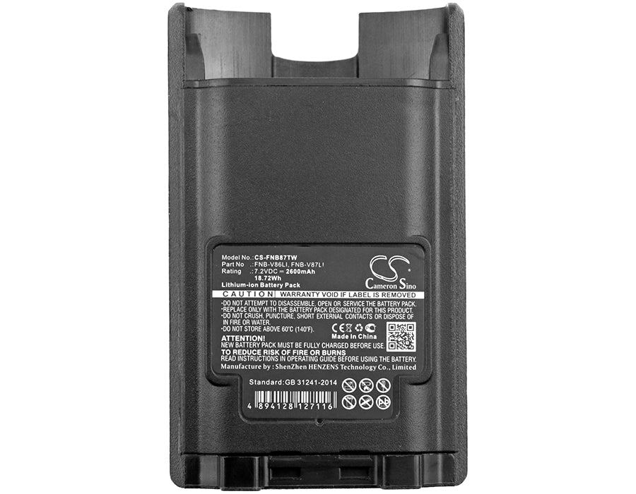 Yaesu VX-600 VX-820 VX-821 VX-824 VX-829 VX-900 VX-920 VX-921 VX-924 VX-929 2600mAh Two Way Radio Replacement Battery-5