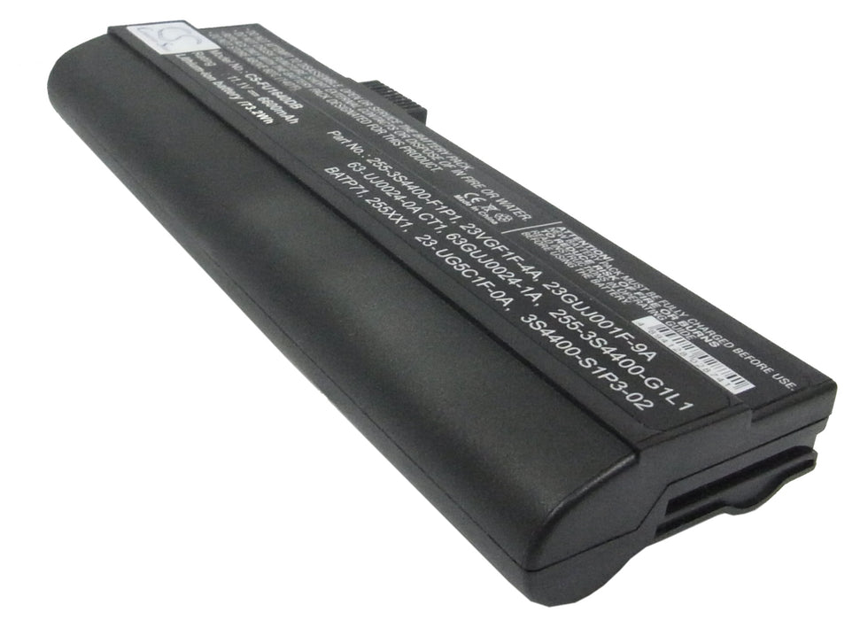 Gericom BlockBuster Excellent 1340 BlockBu 6600mAh Replacement Battery-main