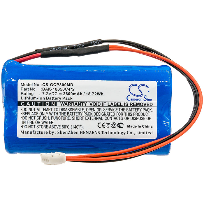 G-Care SP-800 2600mAh Medical Replacement Battery-3