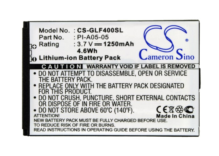 Golf Buddy Buddy World DSC-GB400 World Color GPS Replacement Battery-5