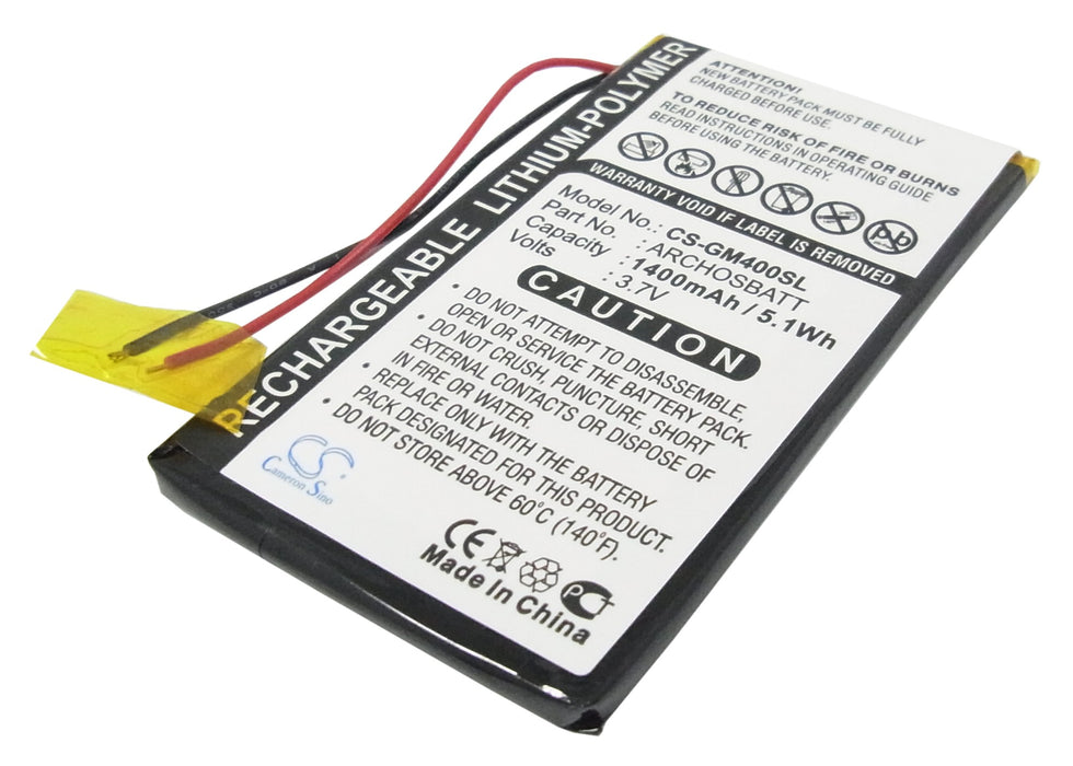 Archos AV402E Gmini 400 Gmini 402 Gmini 402CC Pock Replacement Battery-main