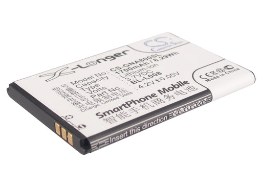 Gionee A800 Replacement Battery-main