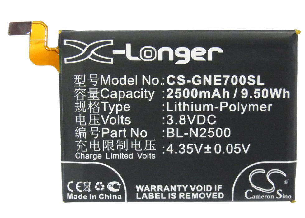 Gionee E7 Elife E7 Mobile Phone Replacement Battery-5