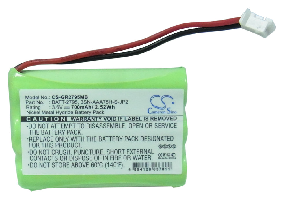 Graco 2791 27910 2791DIG1 2791DIGI1 2795 2795DIG1 2795DIGI1 2796VIB1 A3940 imonitor iMonitor vibe Baby Monitor Replacement Battery-5