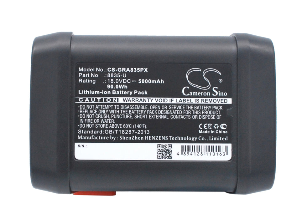 Gardena 48-Li 8840 8841 8865 8882 AccuCut 18-Li AccuCut Li AccuCut Li 400 AccuCut Li 450 AccuJet 9333-20 CST 20 5000mAh Lawn Mower Replacement Battery-4