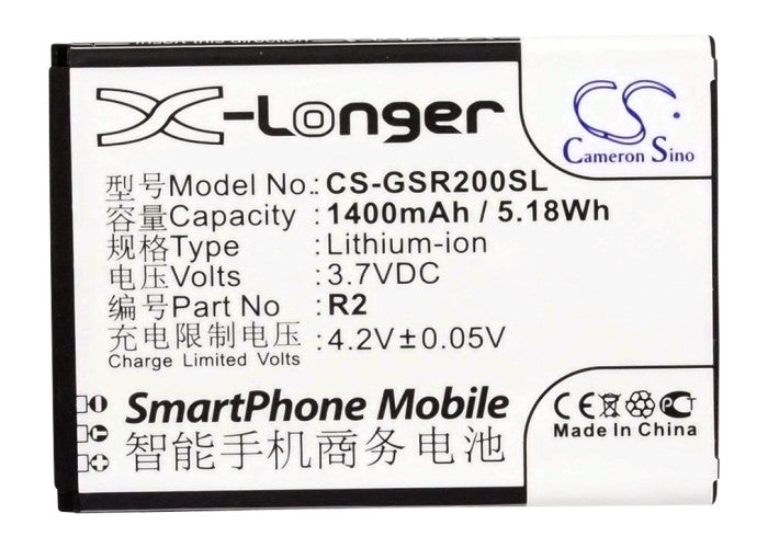 Gsmart R2 Roma R2 Mobile Phone Replacement Battery-5