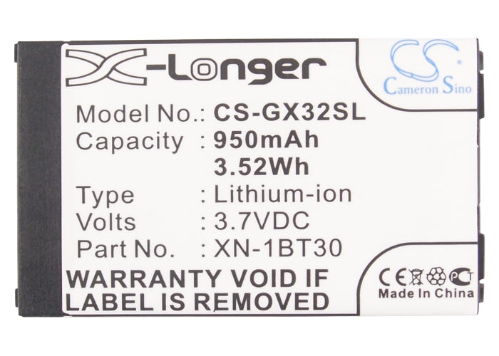 Sharp 550SH GX15 GX17 GX25 GX29 GX293 GX30 GX30c GX30i GX31 GX32 GX40 GX-E30 GX-F200 GX-L15 GX-T15 GX-T17 GX-T25 GX-T Mobile Phone Replacement Battery-5