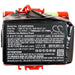 Gardena McCulloch Rob R600 R40 R50 R70 R80 Rob R1000 1500mAh Lawn Mower Replacement Battery-5