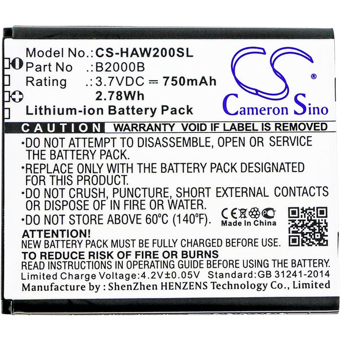 Highscreen WinWin Mobile Phone Replacement Battery-3