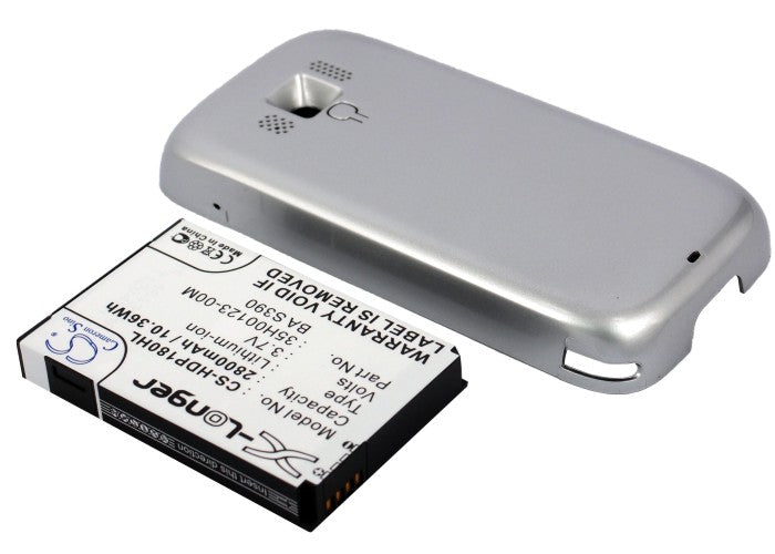 T-Mobile Touch Pro 2 Touch Pro II 2800mAh Silver Mobile Phone Replacement Battery-2