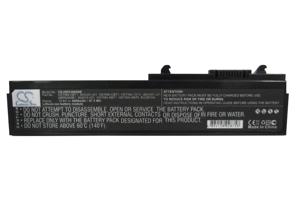 HP Pavilion dv3000 Pavilion dv3000 CT Pavilion dv3001TX Pavilion dv3002TX Pavilion dv3003TX Pavilion dv3004TX  Laptop and Notebook Replacement Battery-5