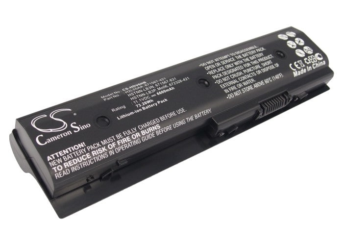 HP Envy dv4 Envy dv4-5200 Envy dv4-5200 CT 6600mAh Replacement Battery-main