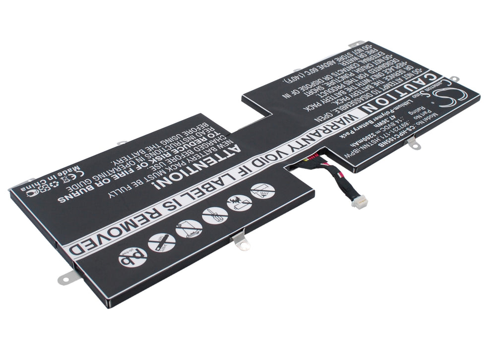 HP Spectre XT TouchSmart 15-4000e Spectre XT TouchSmart 15-4000e Spectre XT TouchSmart 15-4000E Spectre XT Tou Laptop and Notebook Replacement Battery-3