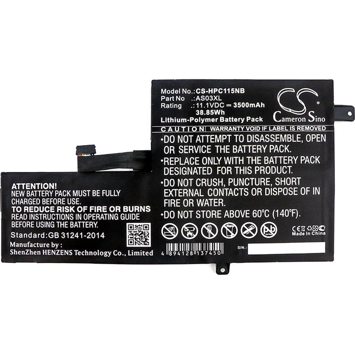 HP 1BS76UT 1FX82UT#ABA 1FX83UT#ABA Chromebook 11 G5 EE Y4P07AV Y4P07AV_MB Laptop and Notebook Replacement Battery-3