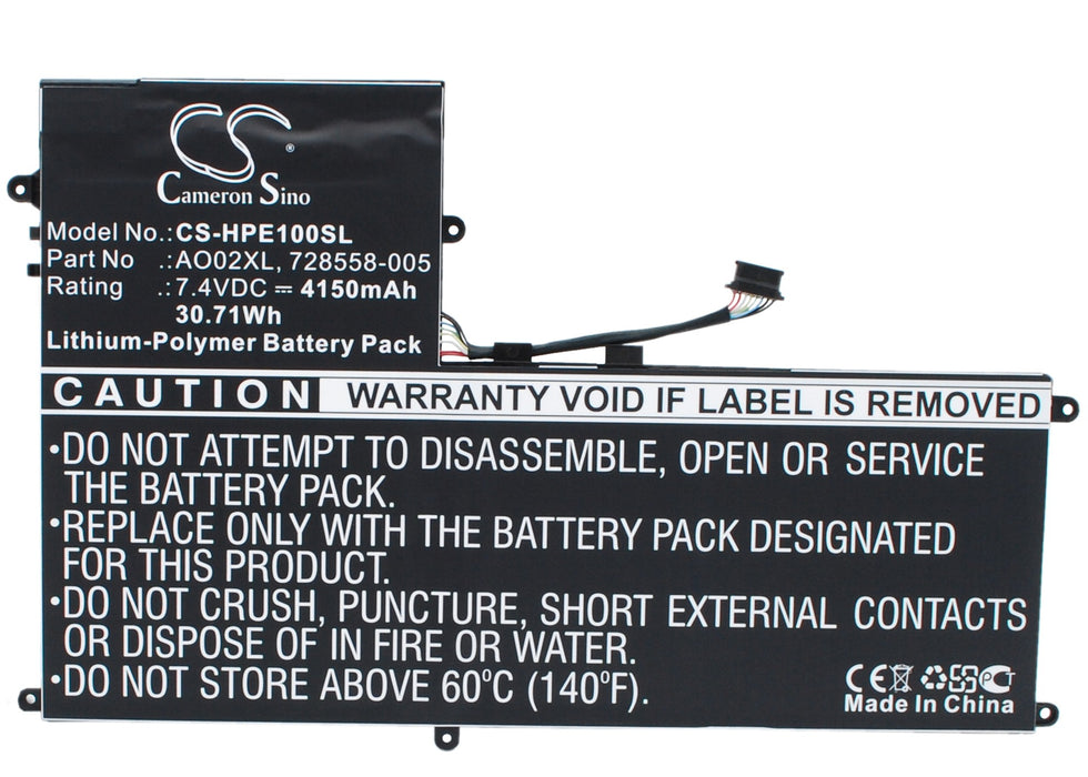 HP ElitePad 1000 ElitePad 1000 G2 ElitePad 1000 G2 Replacement Battery-main