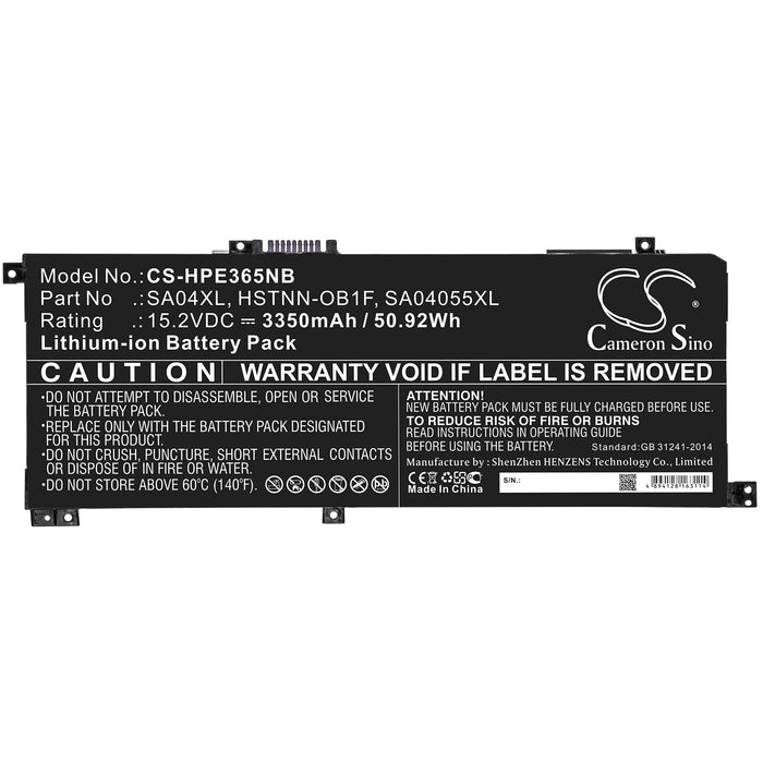 HP Envy 15-DR0000 Envy 15-DR0000 X360 Envy 15-dr0001ng Envy 15-dr0002ng Envy 15-dr0004ng Envy 15-dr0005ng Envy Laptop and Notebook Replacement Battery-3