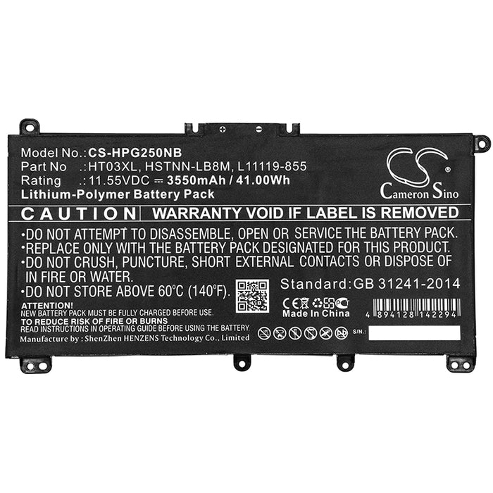 HP 14-CE1008TX 14-CF0005NI 14-CF0008NT 14-CF0012DX 14-CF0013NO 14-CF0016CA 14-CF0020NF 14-CF0021UR 14-CF0320NG Laptop and Notebook Replacement Battery-3