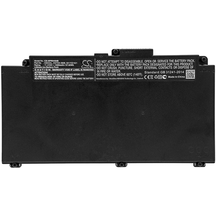 HP ProBook 645 G ProBook 645 G4 ProBook 645 G4 (3UP61EA) ProBook 645 G4 3UP61EA ProBook 645 G4 3UP62EA ProBook Laptop and Notebook Replacement Battery-5