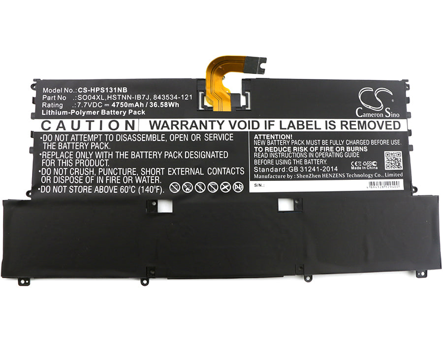 HP F1D61EA#ABD Spectre 13(2016) Spectre 13T-V000 CTO Spectre 13T-V100 Spectre 13-V000 Spectre 13-V000NA Spectr Laptop and Notebook Replacement Battery-3